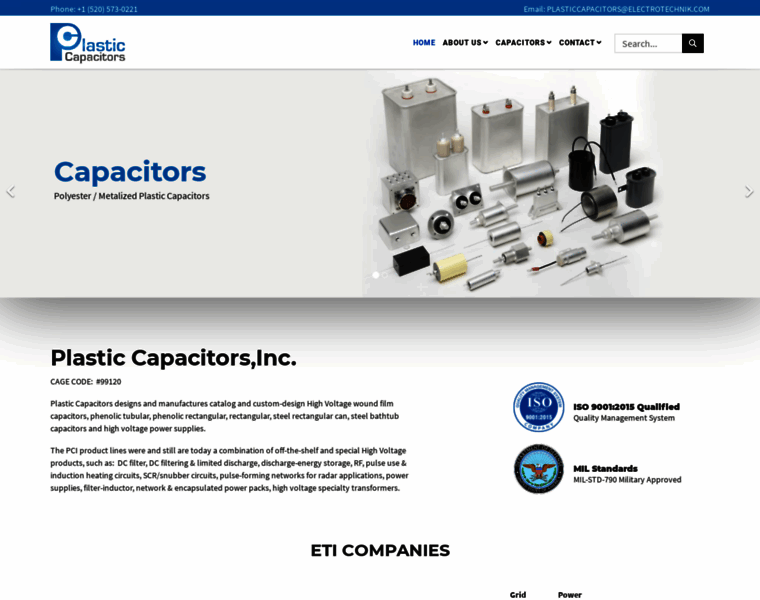 Plasticcapacitors.com thumbnail