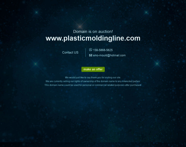 Plasticmoldingline.com thumbnail