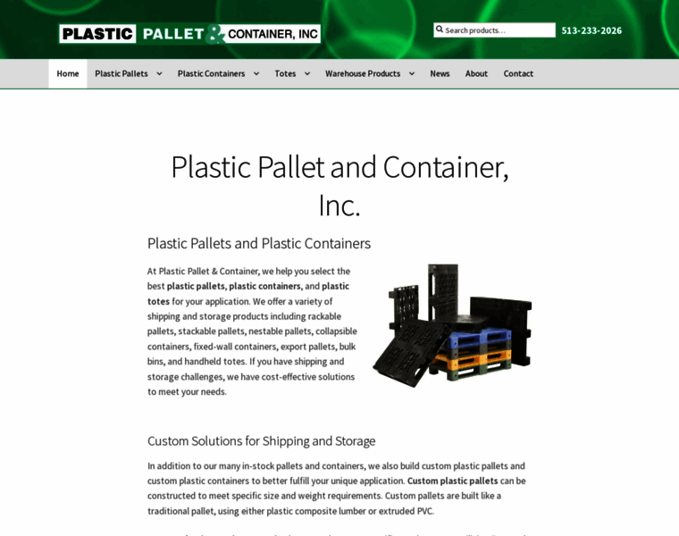 Plasticpalletandcontainer.com thumbnail