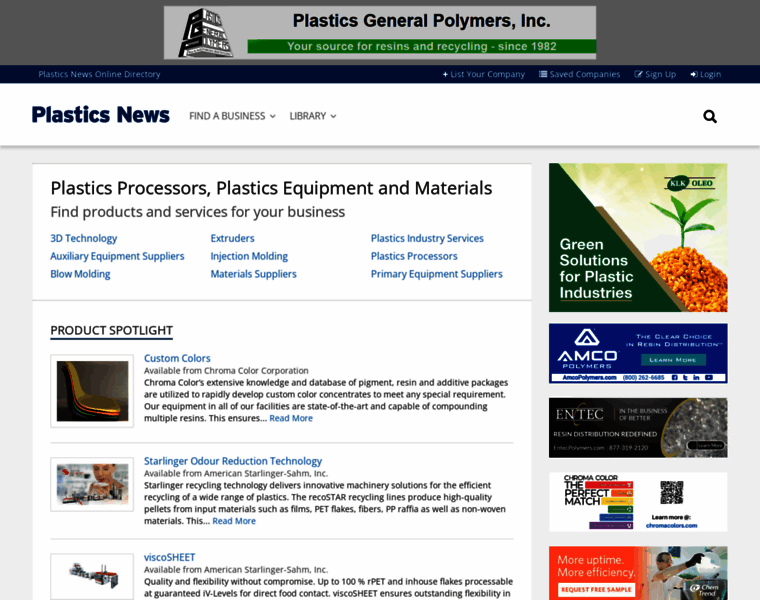 Plasticsnewsdirectory.com thumbnail