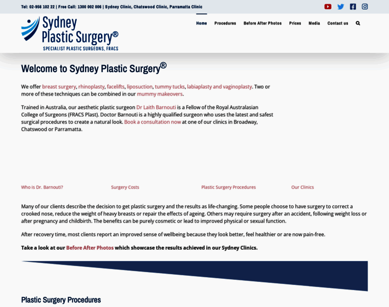 Plasticsurgery-sydney.com.au thumbnail