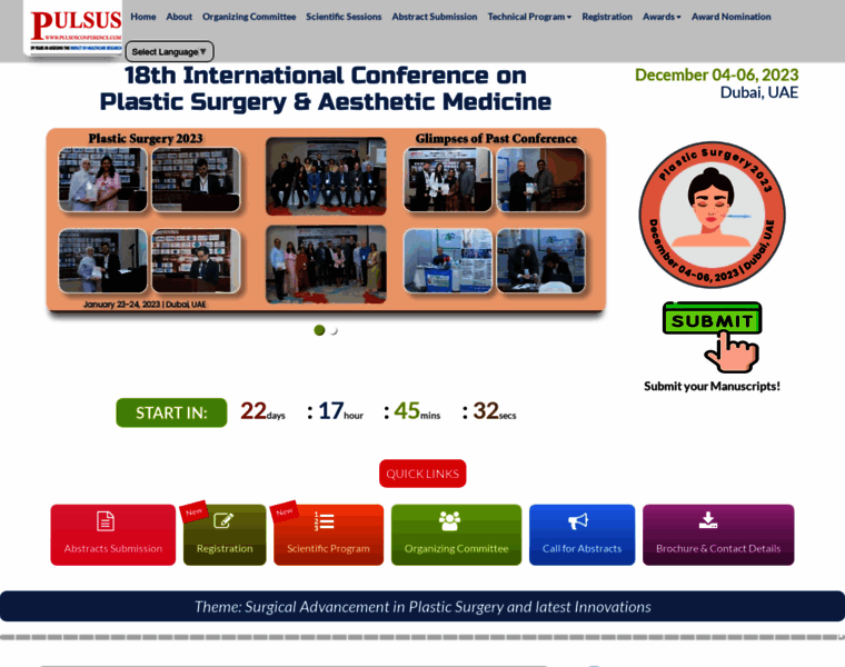 Plasticsurgery.pulsusconference.com thumbnail