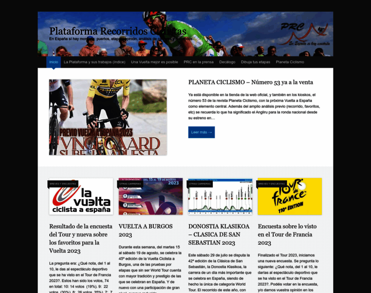 Plataformarecorridosciclistas.org thumbnail