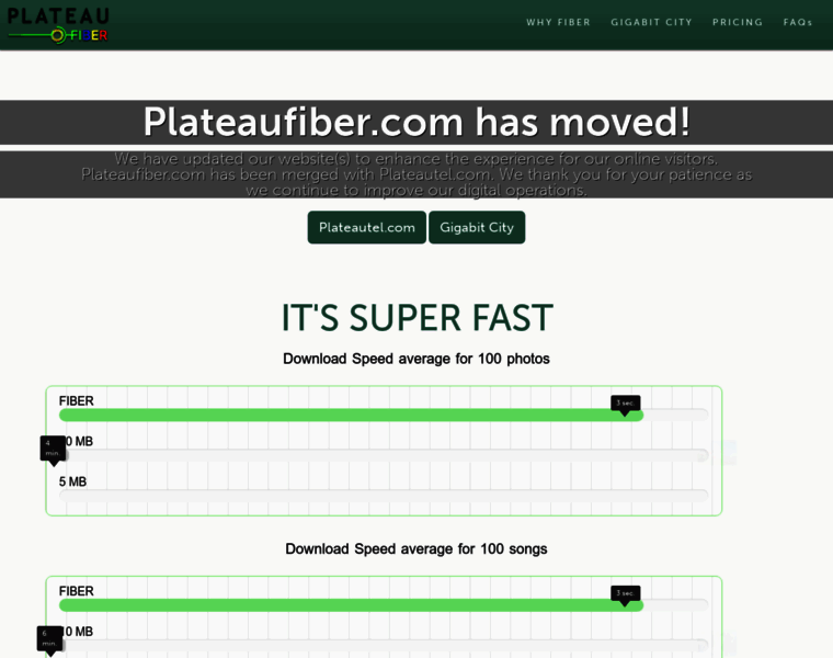 Plateaufiber.com thumbnail