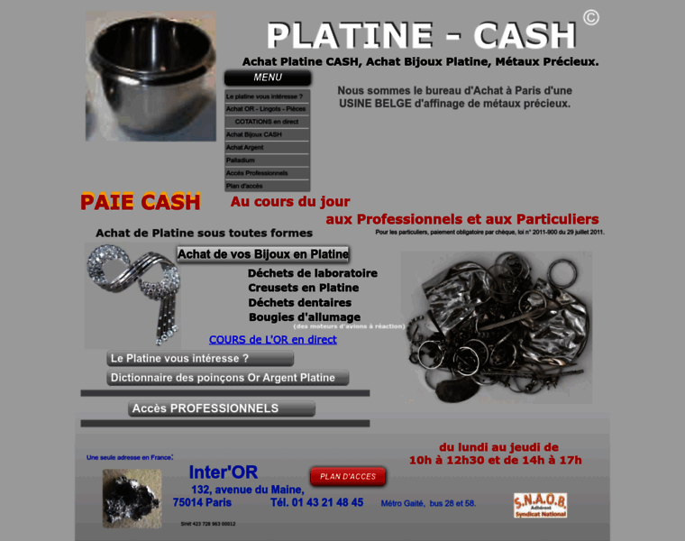 Platine-cash.fr thumbnail