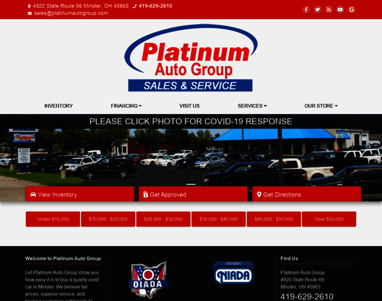 Platinumautogroupinc.com thumbnail