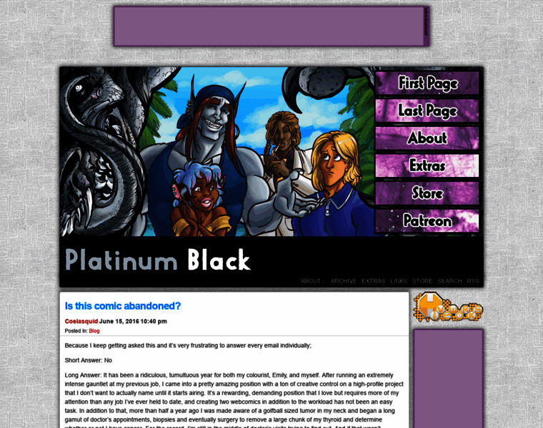 Platinumblackcomic.com thumbnail