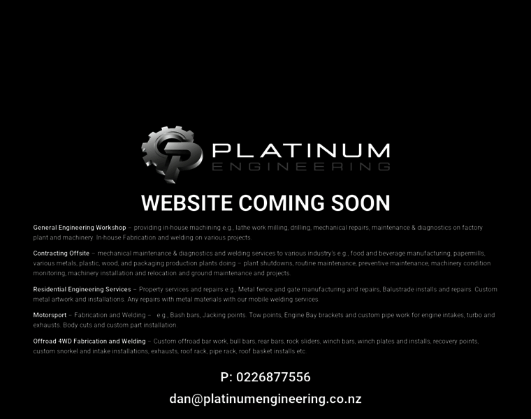 Platinumengineering.co.nz thumbnail