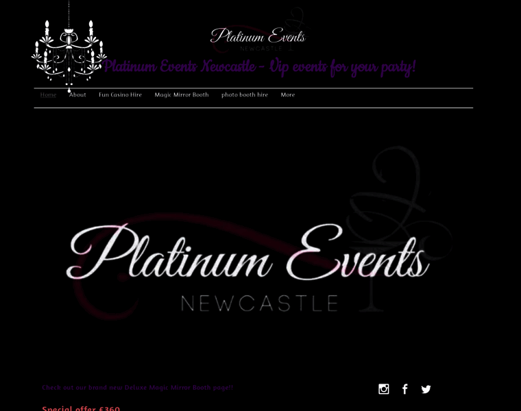 Platinumeventsnewcastle.co.uk thumbnail