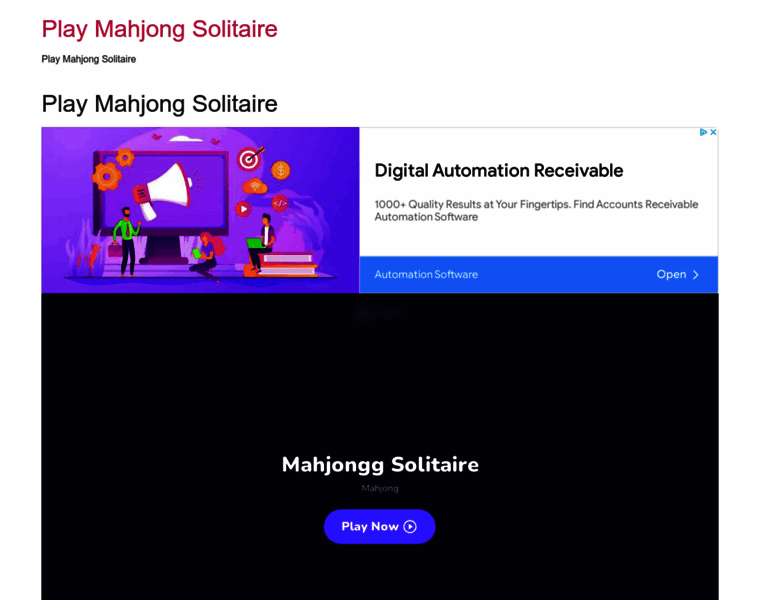 Play-mahjong-solitaire.com thumbnail