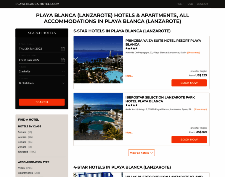 Playa-blanca-hotels.com thumbnail