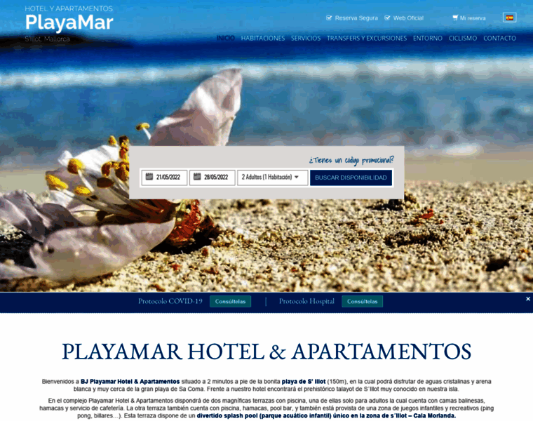 Playamarhotel.com thumbnail