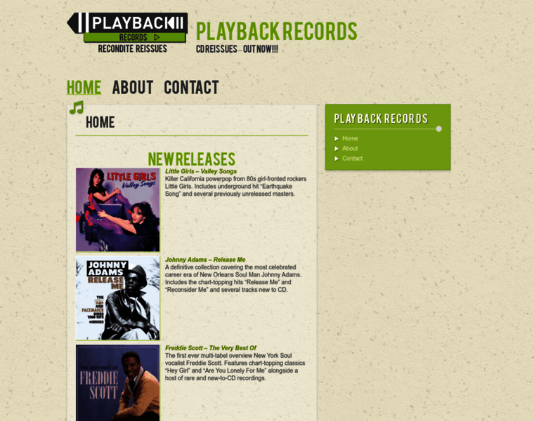 Playbackrecords.net thumbnail