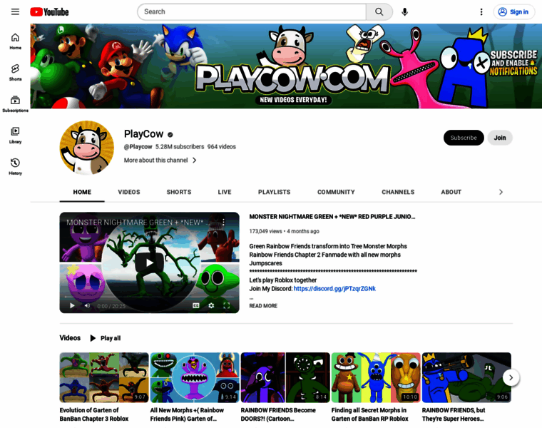 Playcow.com thumbnail