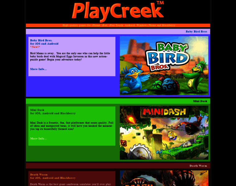 Playcreek.com thumbnail