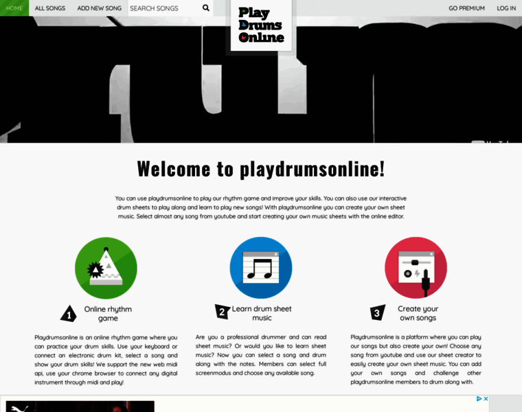 Playdrumsonline.com thumbnail