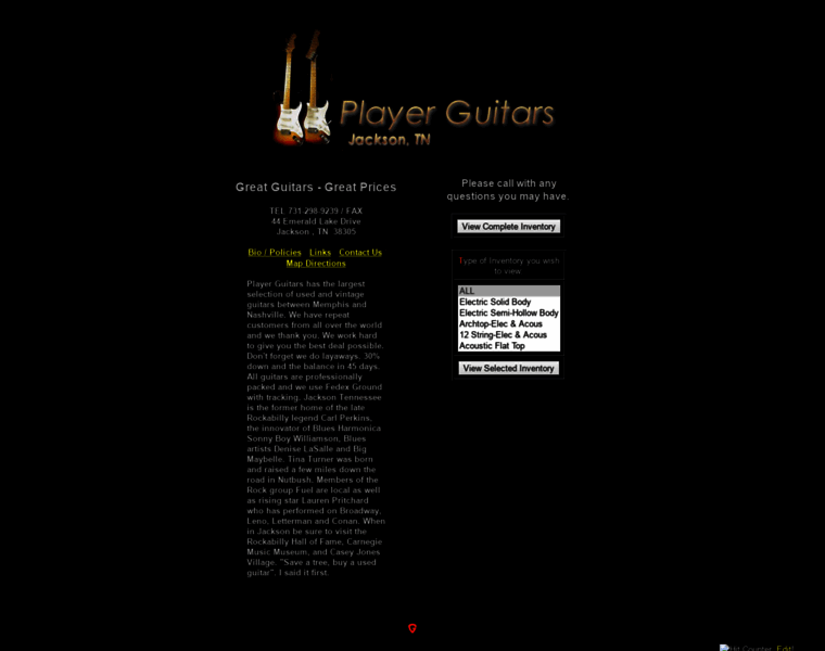 Playerguitars.com thumbnail