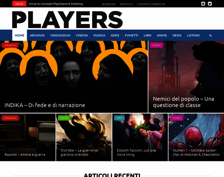 Playersmagazine.it thumbnail