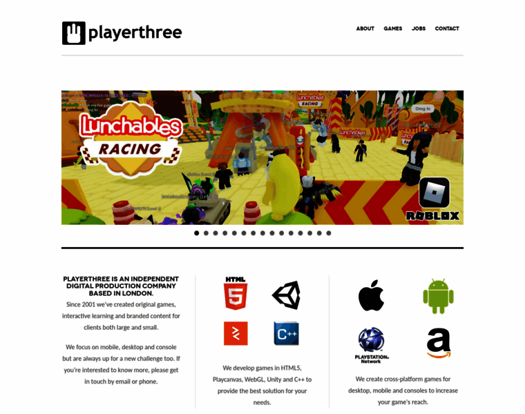 Playerthree.net thumbnail