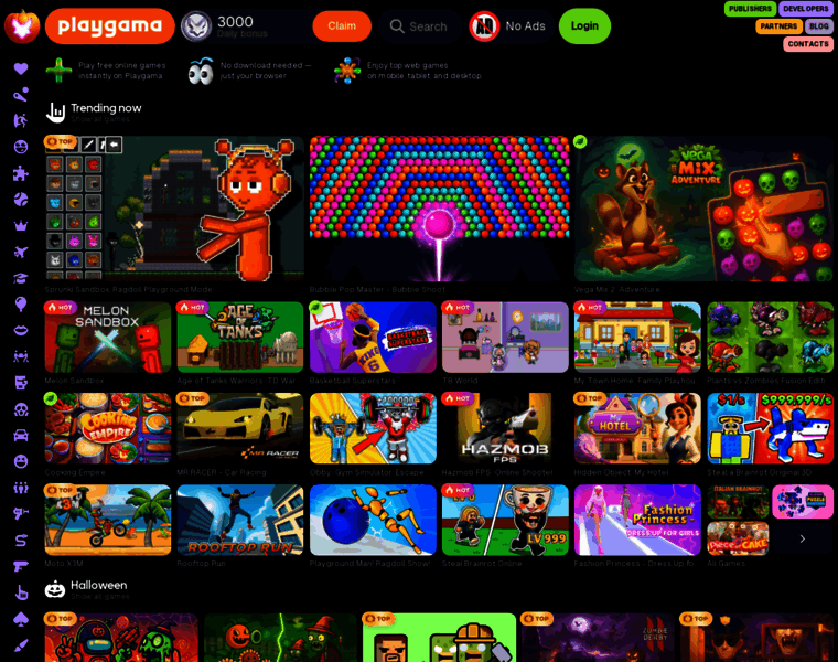 Playgama.com thumbnail