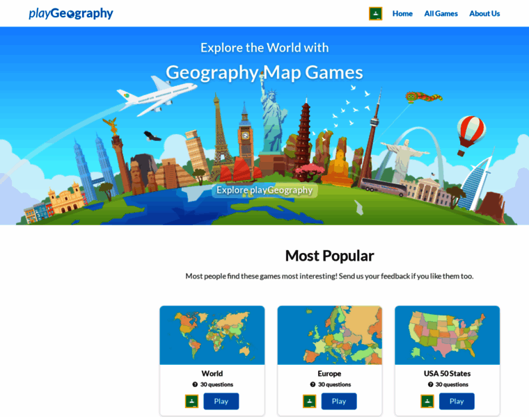 Playgeography.com thumbnail