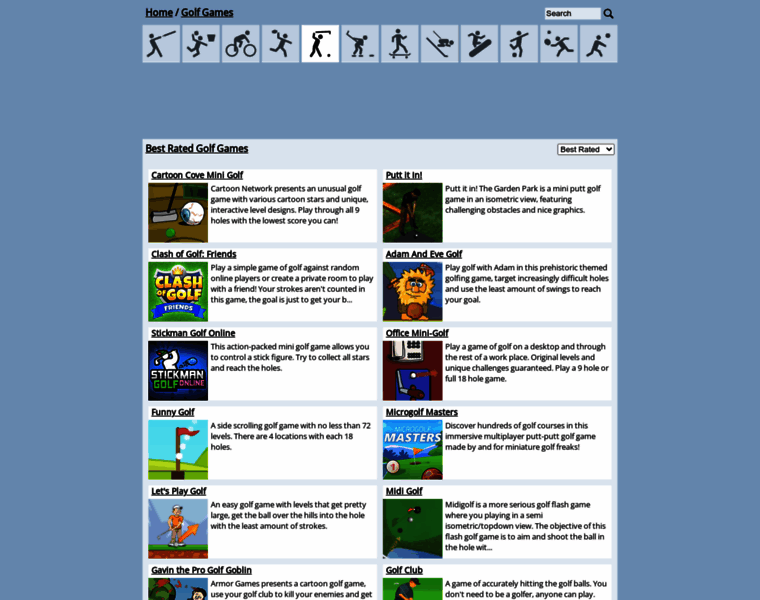 Playgolfgames.org thumbnail