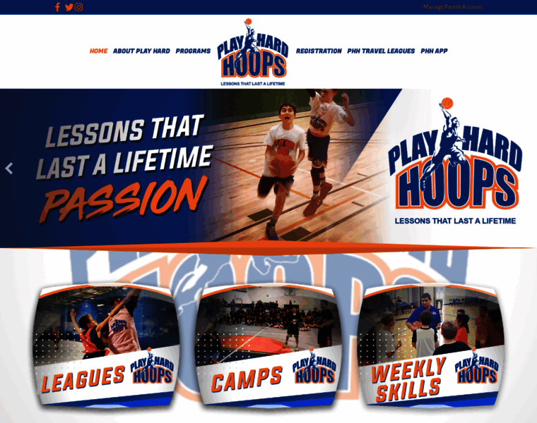 Playhardhoops.com thumbnail