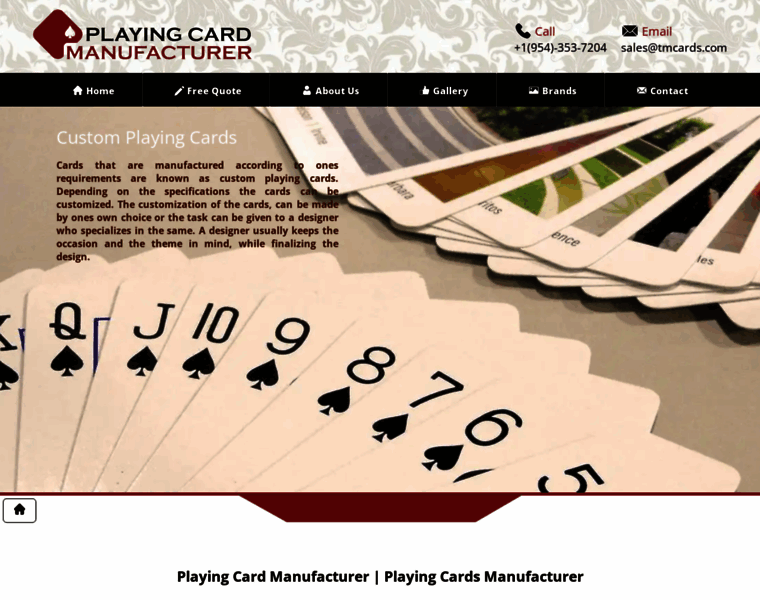 Playingcardmanufacturer.com thumbnail