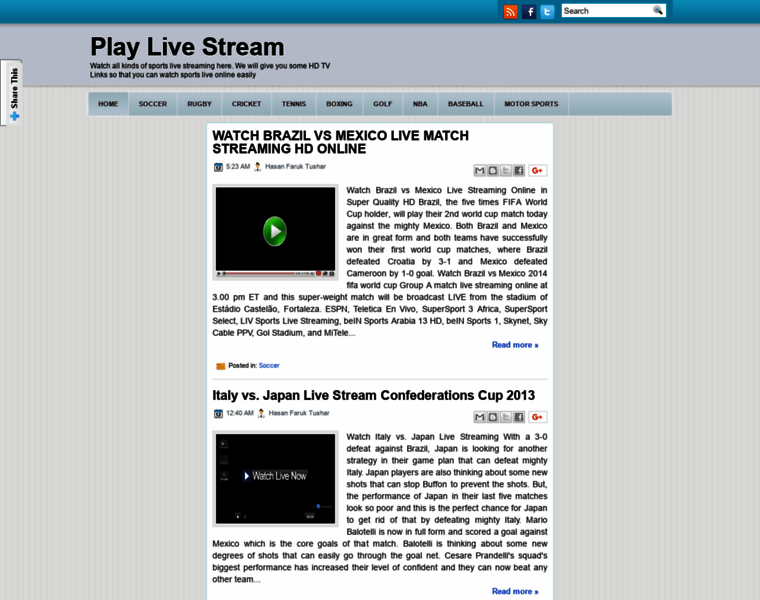 Playlivestream.blogspot.com thumbnail