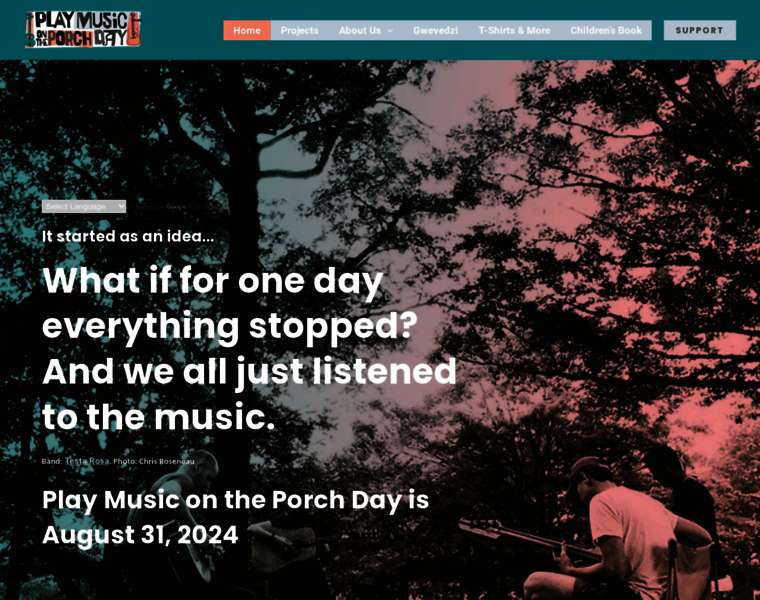 Playmusicontheporchday.com thumbnail