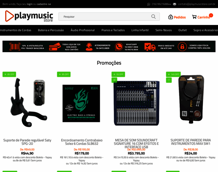 Playmusicstore.com.br thumbnail