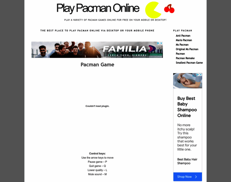 Playpacmanonline.net thumbnail