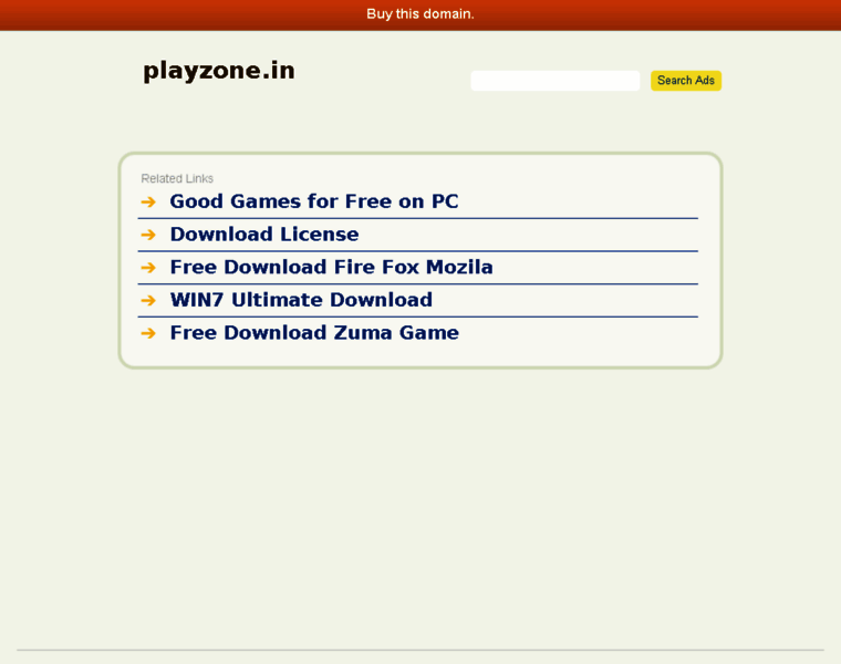 Playzone.in thumbnail