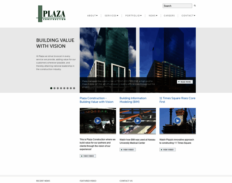 Plazaconstruction.com thumbnail