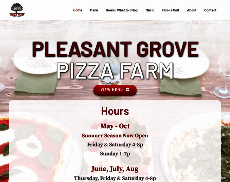 Pleasantgrovepizzafarm.com thumbnail