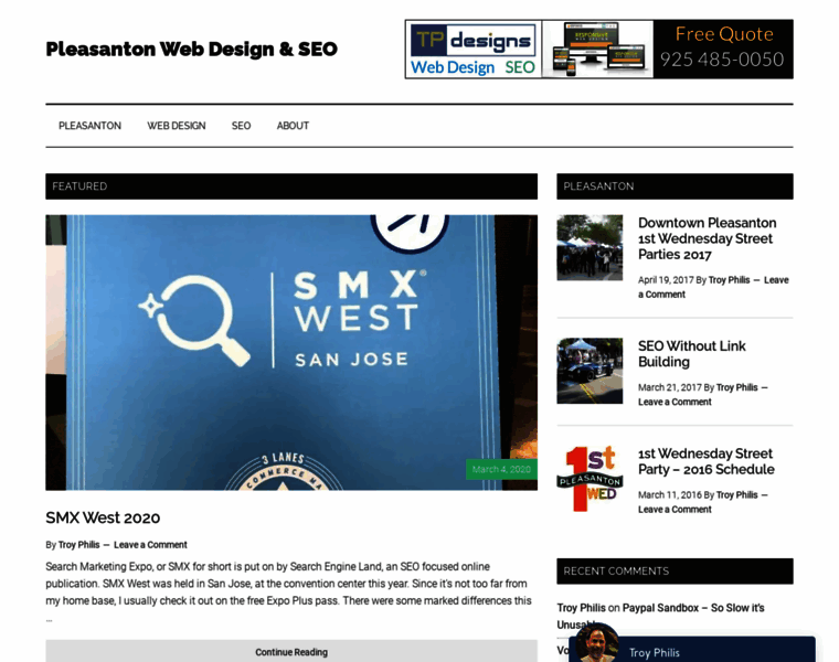 Pleasantonwebdesignblog.com thumbnail