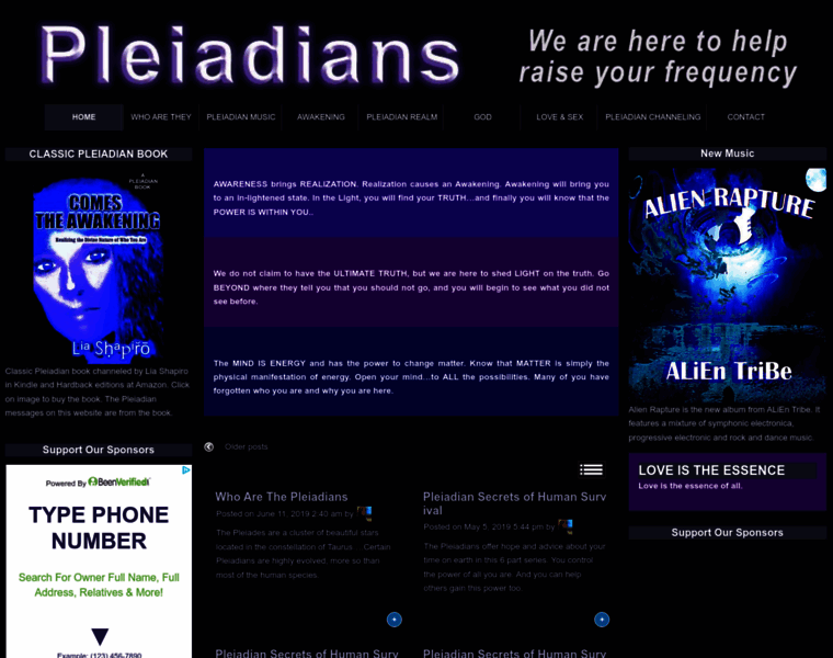 Pleiadians.net thumbnail