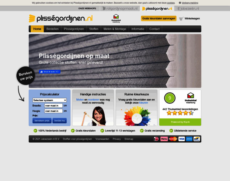 Plissegordijnen.nl thumbnail