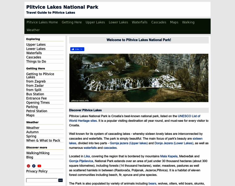 Plitvice-lakes.info thumbnail
