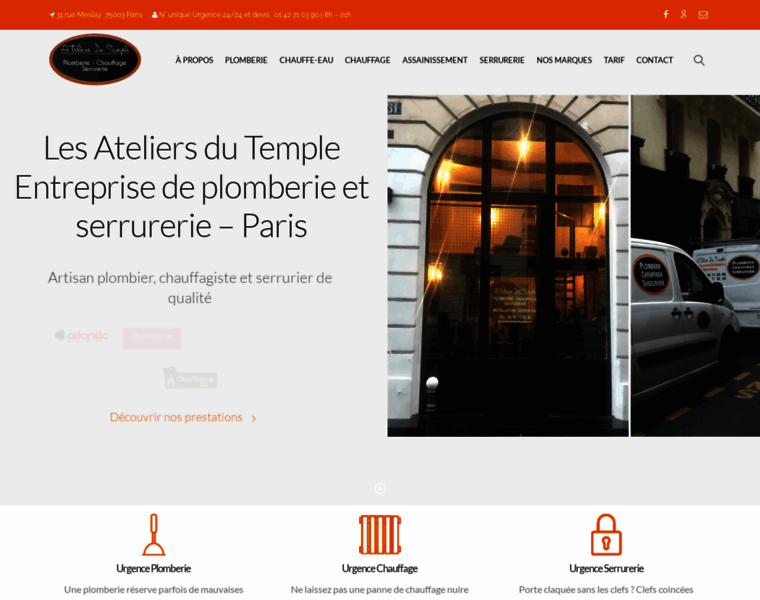 Plomberie-ateliers-du-temple.fr thumbnail