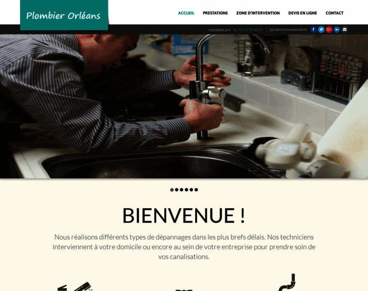 Plombier-orleans.fr thumbnail