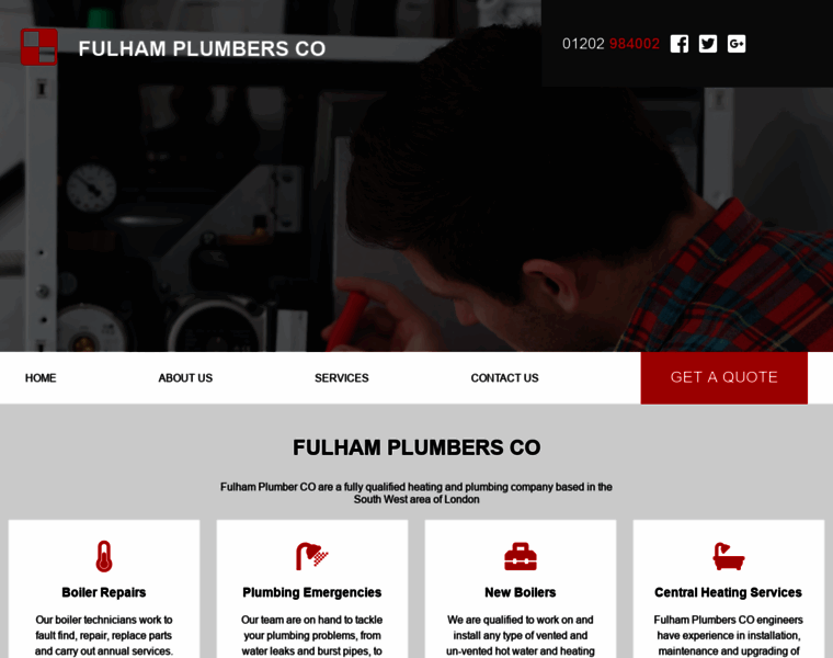 Plumbers-in-fulham.co.uk thumbnail