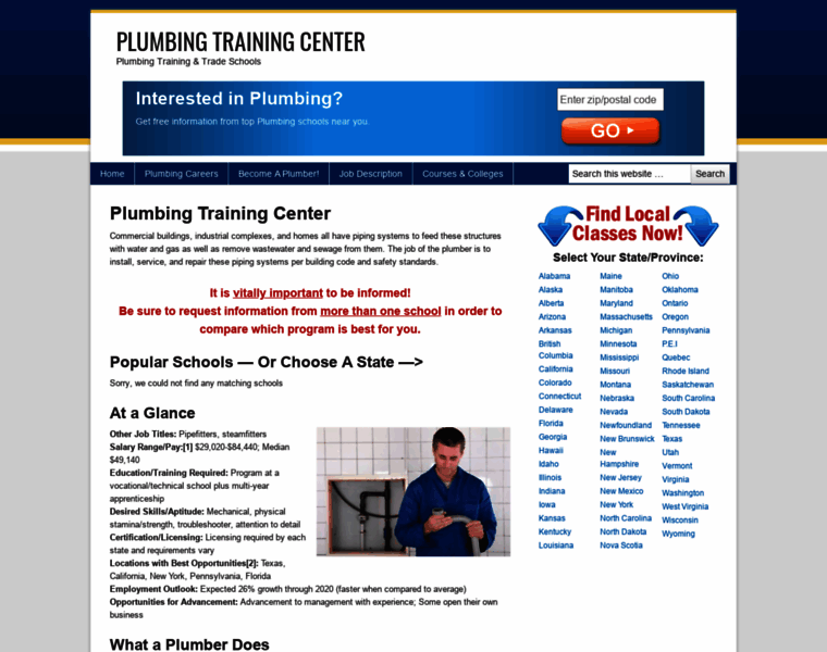Plumbing-training-center.com thumbnail
