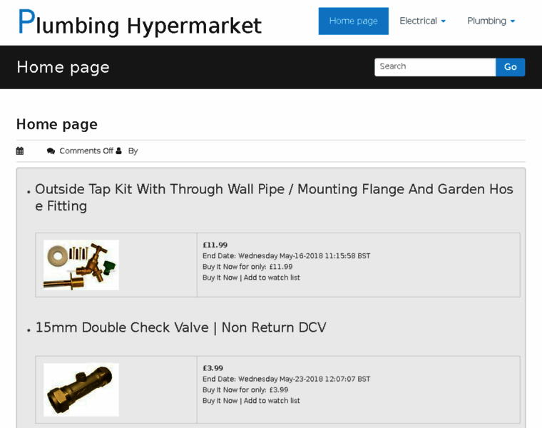 Plumbinghypermarket.com thumbnail