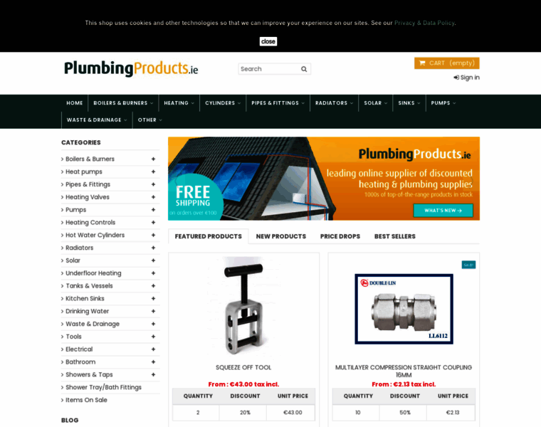 Plumbingproducts.ie thumbnail