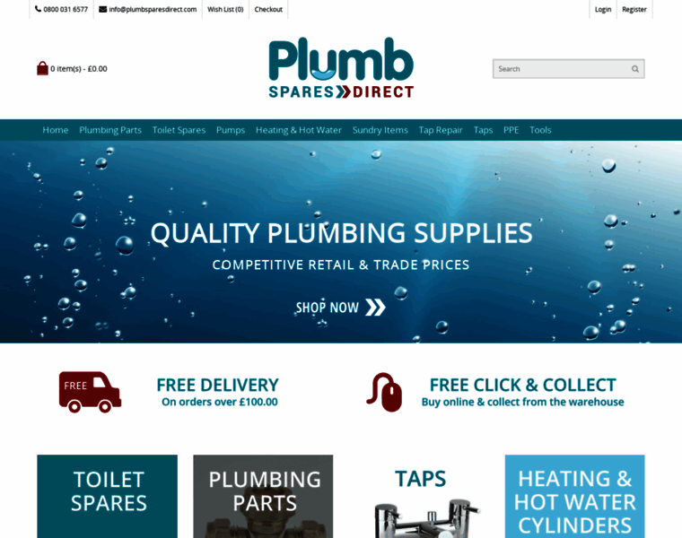 Plumbsparesdirect.com thumbnail