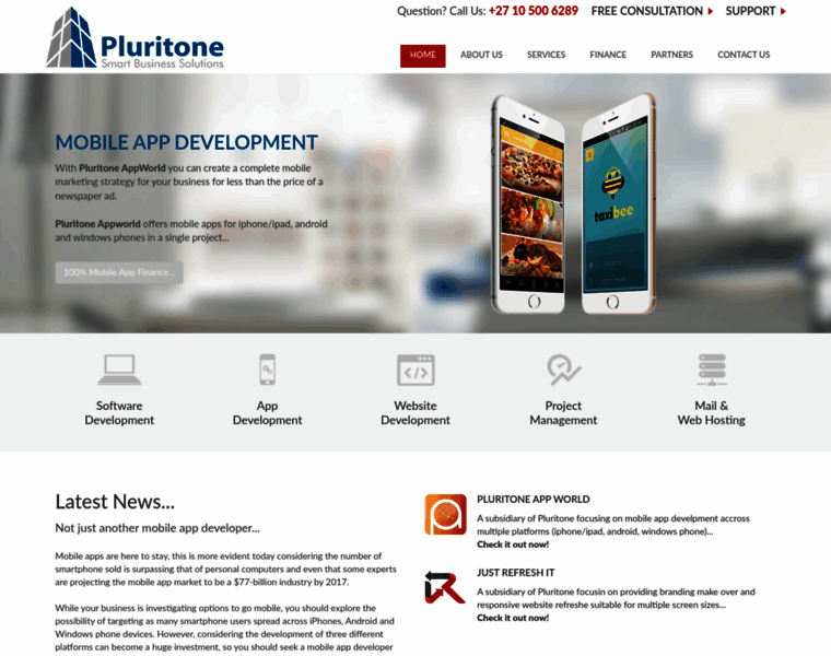 Pluritone.co.za thumbnail