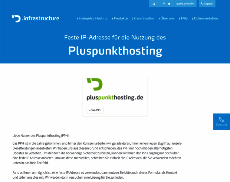Pluspunkthosting.de thumbnail