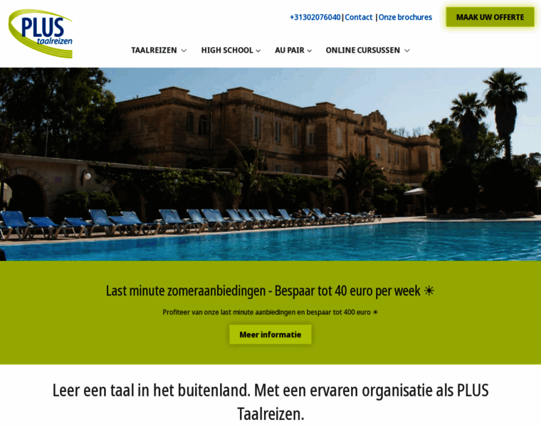 Plustaalreizen.nl thumbnail