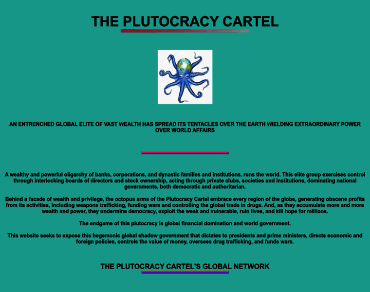 Plutocracycartel.net thumbnail